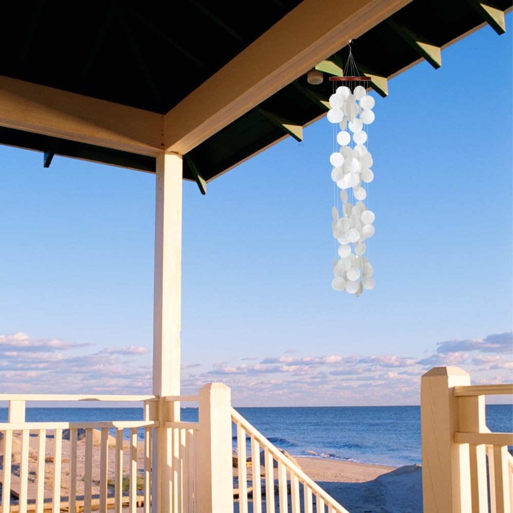 Woodstock Chimes Asli Arts® Collection Capiz Chime, Waterfall