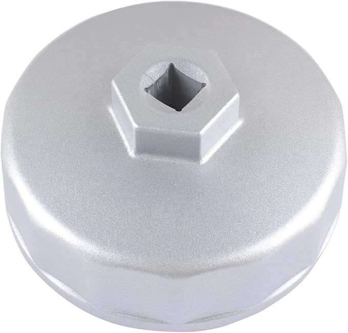 Wadoy Oil Filter Wrench 74mm, 14 Flute Oil Filter Wrench for 2.3L 2.5L