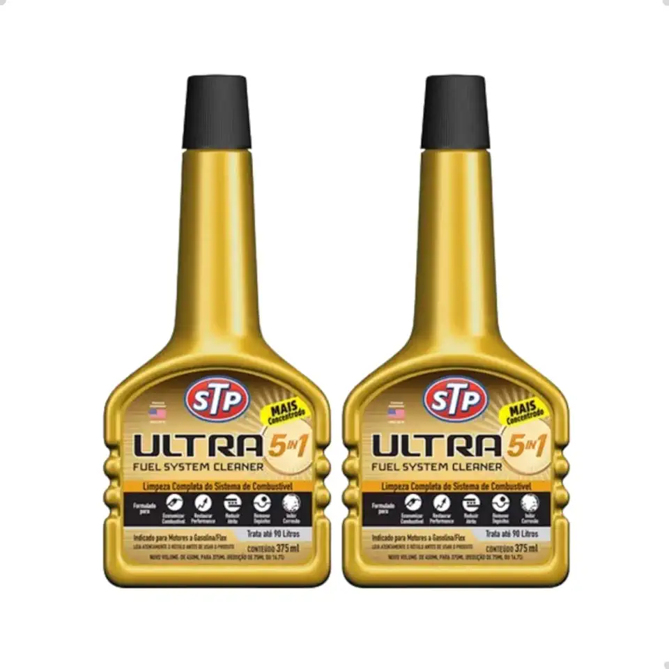 Kit 2 Ultra 5e1 Aditivo Stp Limpeza Completa Injeção 375ml
