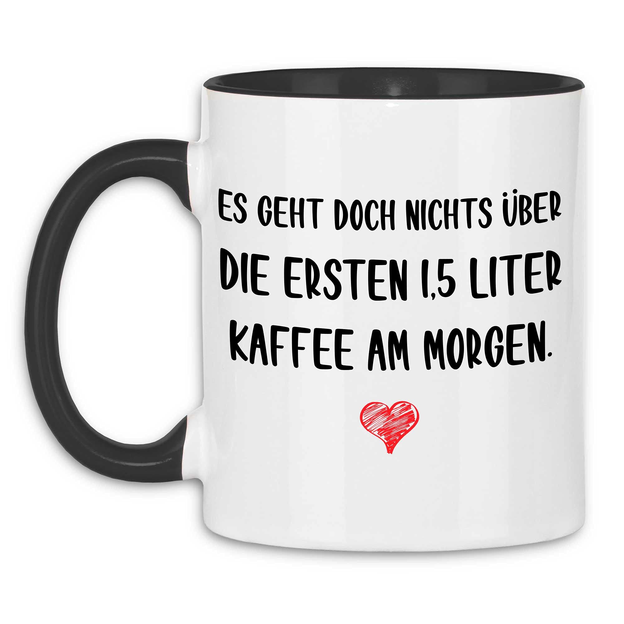 Turnbeutel Von Wowshirt, 15 Liter, Mit Spruch 'Kaffee Am Morgen' - Perfekt Für Arbeit Und Freizeit