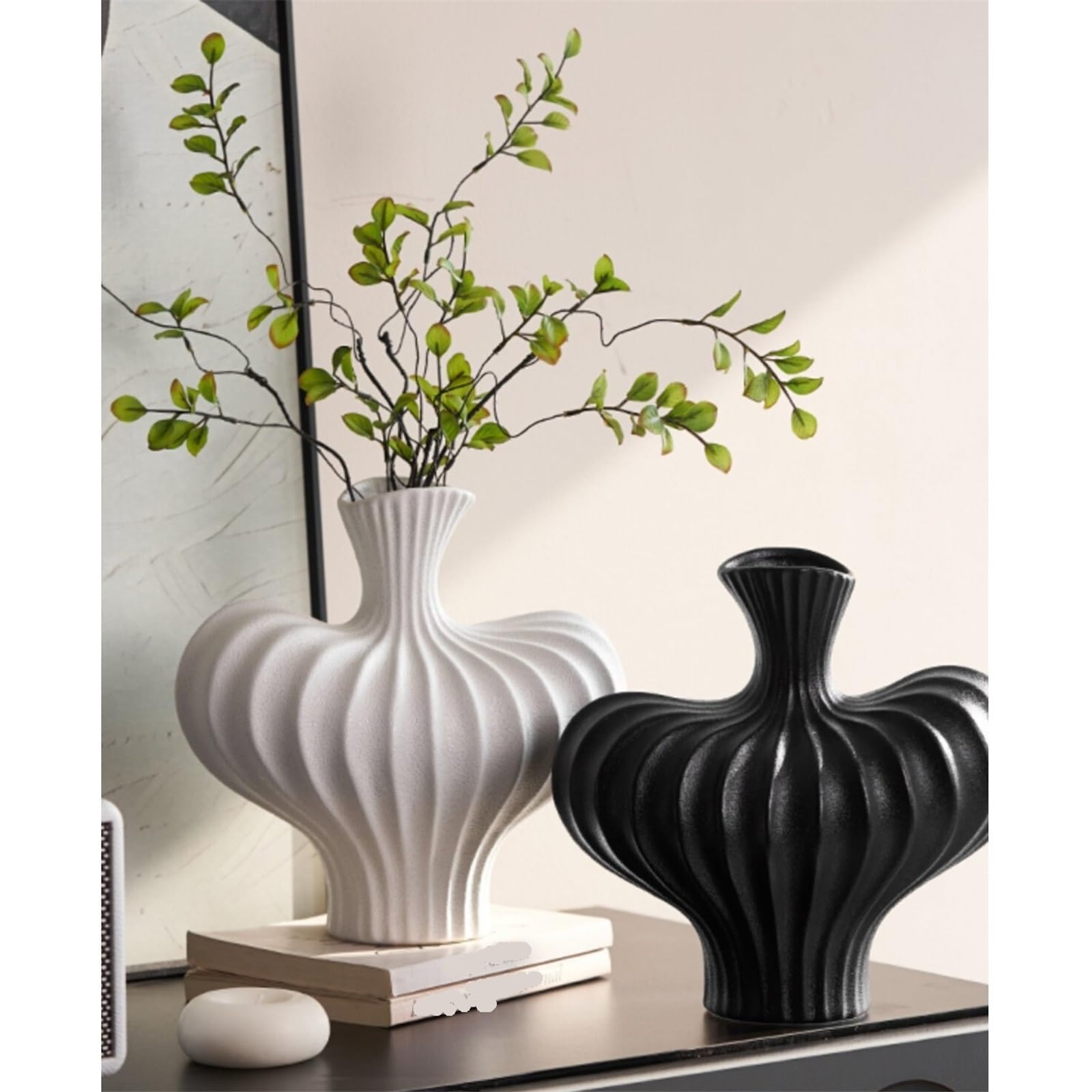 wazon z kwiatami Dekoracja wazonów ceramicznych na biurko w salonie
