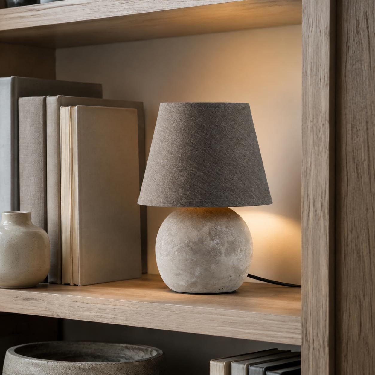 Napa Home & Garden Max Mini 8-inch Cement Lamp, Gray - Amazon.com