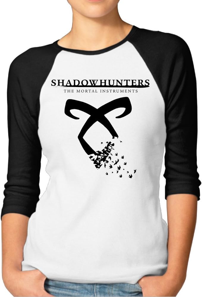 Fashion Women's Shadowhunters Clary Fray Tshirts Black Size S