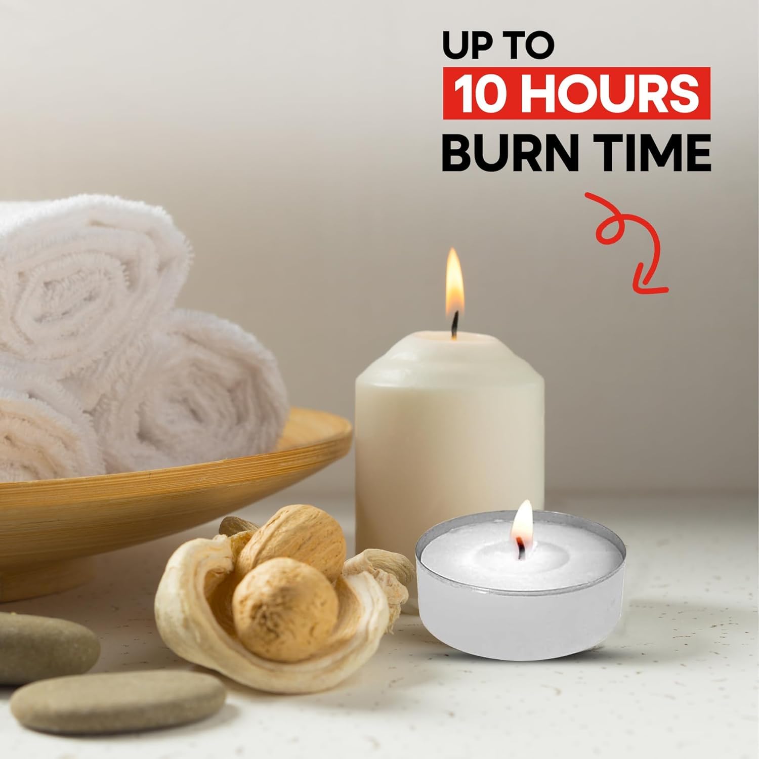 Price's Candele non profumate Maxi Tealight 12 Confezione da 12