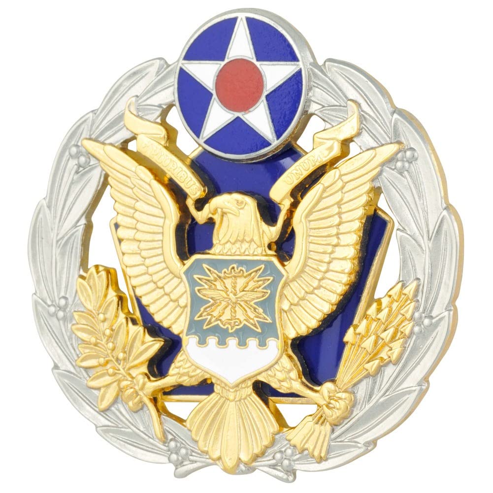 ★アメリカ空軍＊戦闘機バッジ（実物） Amazon.co.jp: メダルオブアメリカ空軍空軍スタッフIDバッジ規定