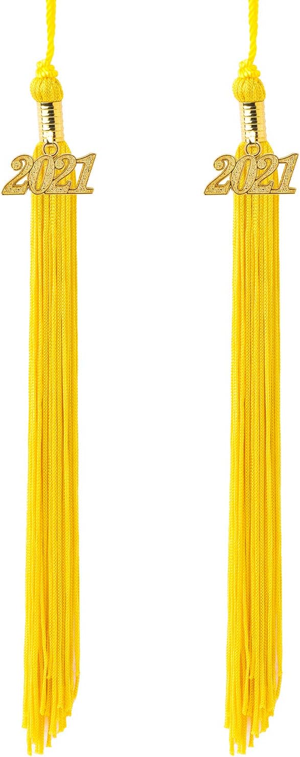 2pcs Graduation Tassel Graduation Cap Tassel with 2021 Year