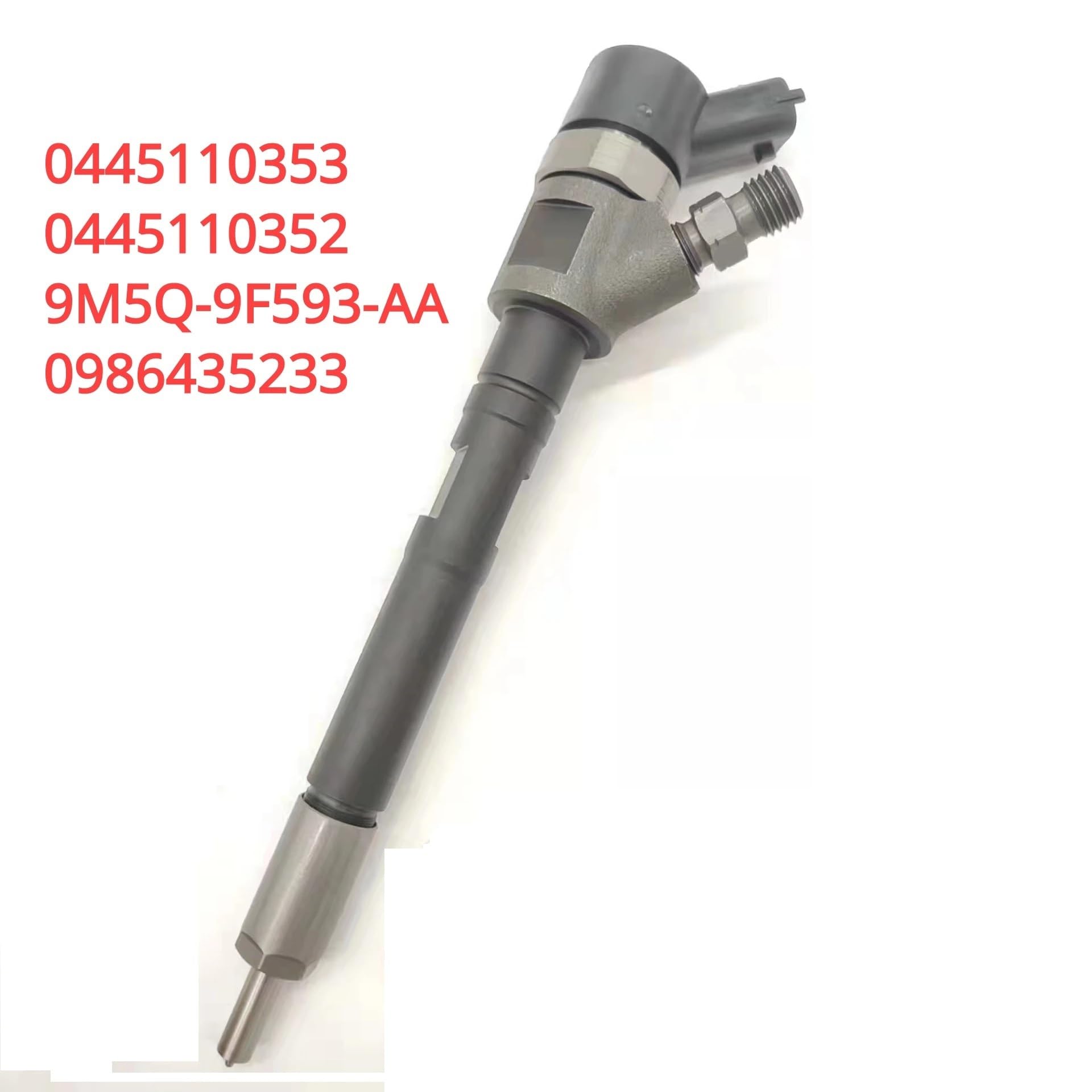 Kit 4 Iniettori Carburante Per Ford Focus Mk2 2.0 2005-2011 - Numero OE 3M6G-9F593-BA, Ugello 4 Fori, Alta Impedenza, Anelli O Inclusi