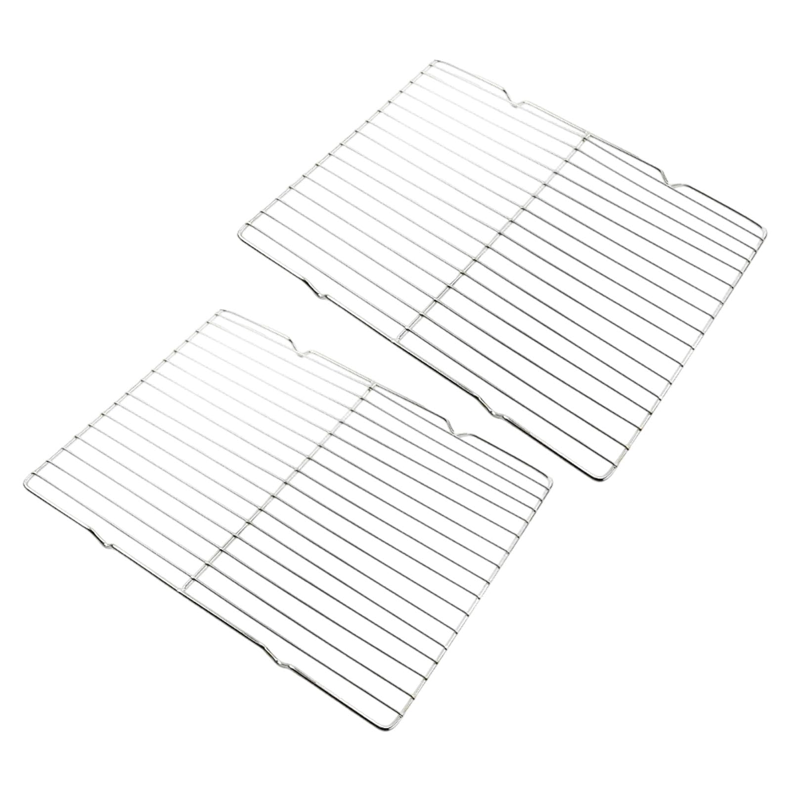 Whoasyst Sturdy Stainless Steel Bread Cooling Stand Featuring Raised Design for Cooking and Oil Control Glass Finish Cooking Rack