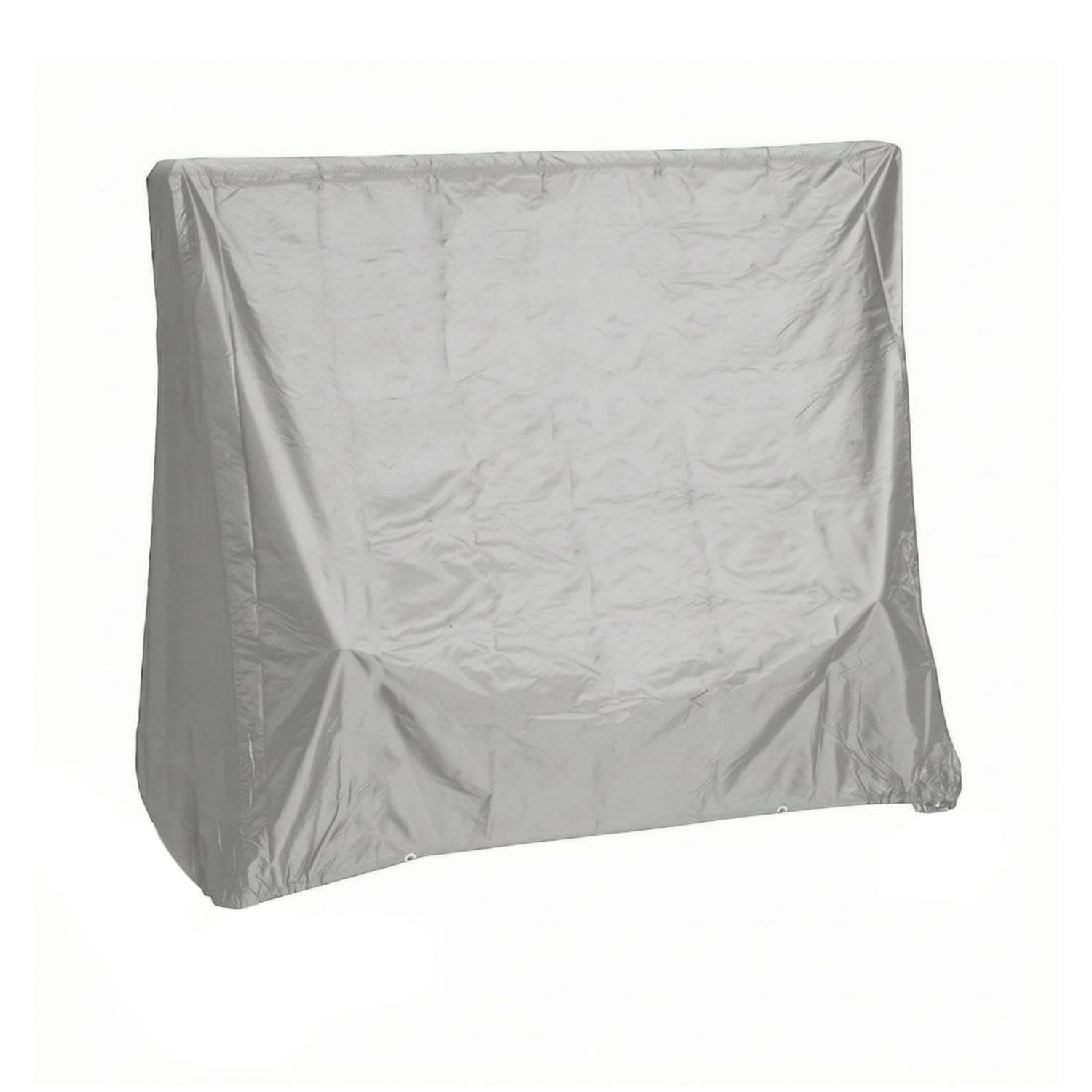 Silver-Coated Fitted Table Cover Drawstring Closure Waterproof Table Cover Polyester Taffeta Dustproof, Gray-image-24