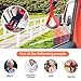 Automotive Adjustable Standing Aid Safety Handle Vehicle Support Grip Handle Disability Help Car Hand Hook- 2 pcs (Red)