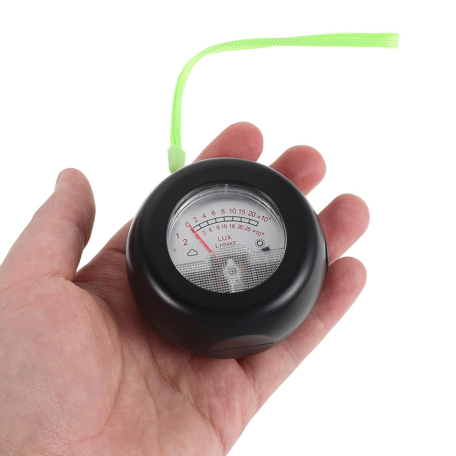 KICHOUSE Portable Light Thermometer for Gardening with Clear Backlit LCD Sunlight and Indoor Outdoor Illuminance Gauge for Accurate Plant Growth and Temperature Monitoring