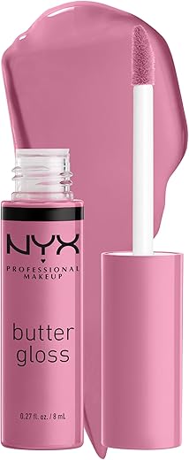 NYX PROFESSIONAL MAKEUP Butter Gloss, Non-Sticky Lip Gloss - Eclair (Pink)
