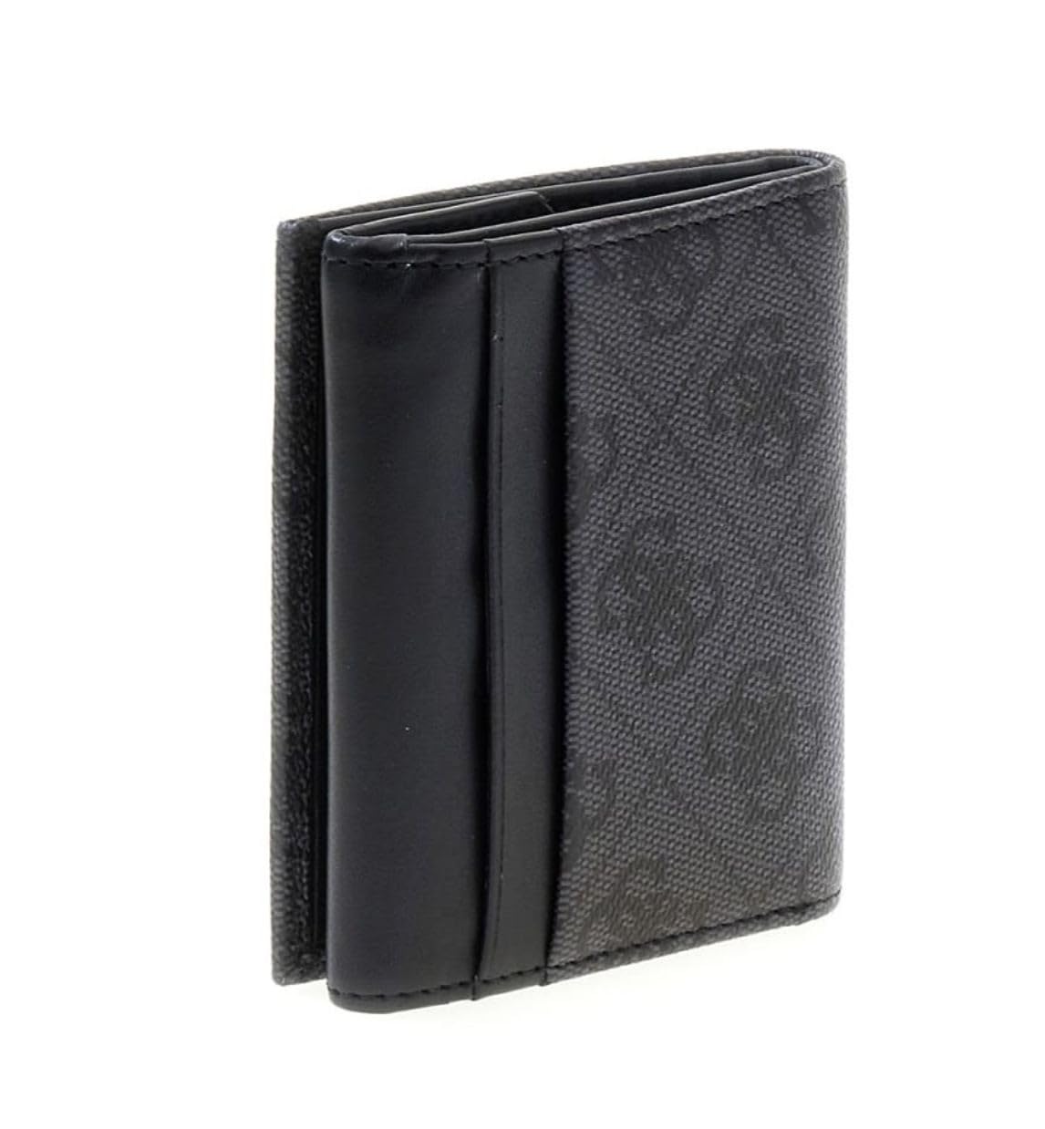 GUESS Saffiano Coal/Black Logo GS26GU14 SMVELEA04 portfel