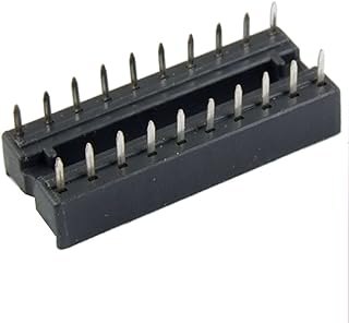 Aexit 24 Pcs 20 Pin Solder Type 2.54mm Pitch DIP IC Sockets Adaptors (d873c2549773d55fb94d51e03ec12723)
