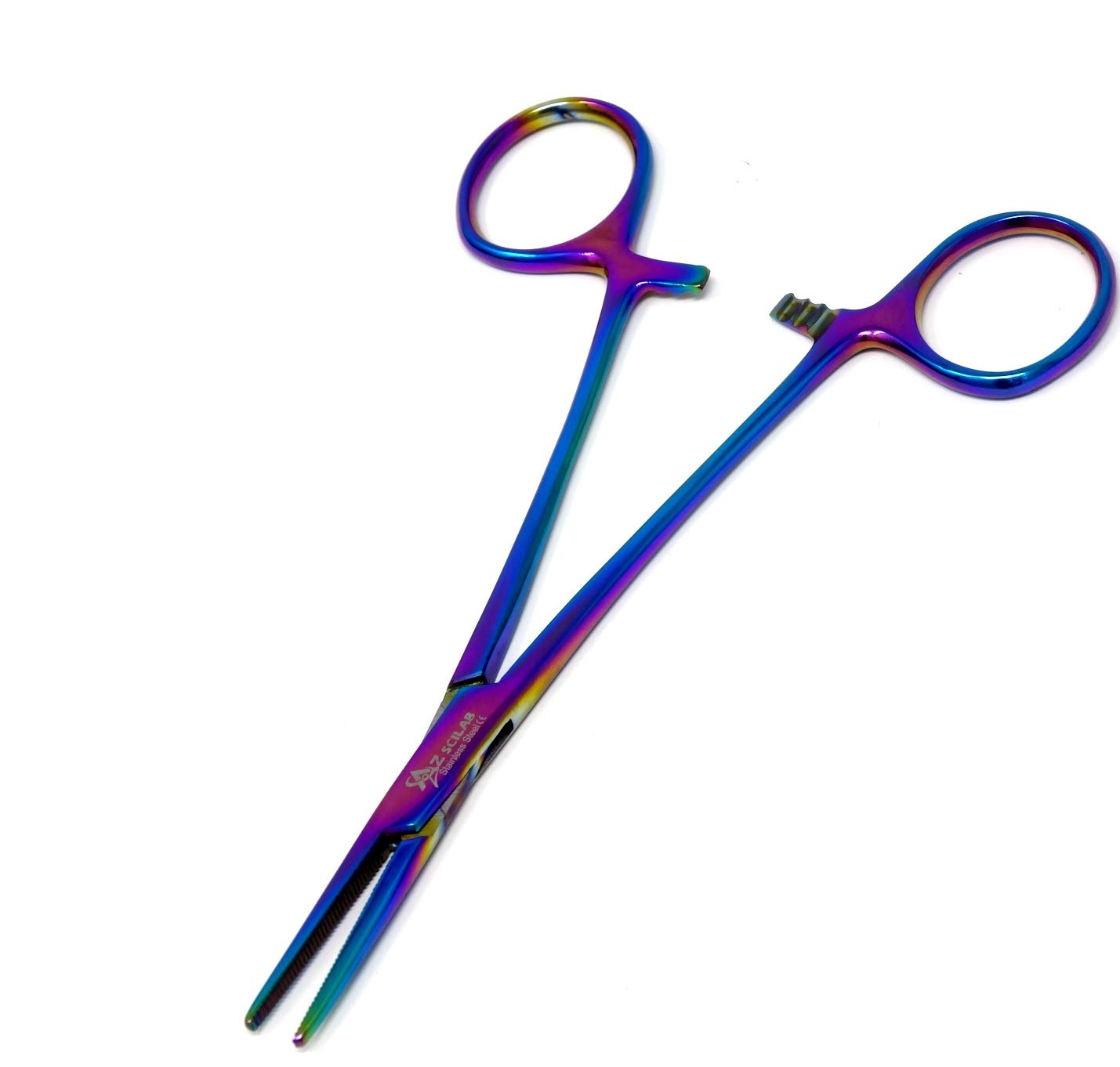 Heavy Duty Hemostat Forceps Straight and Curved Pliers Stainless Steel (A2ZSCILAB Brand) (5.5