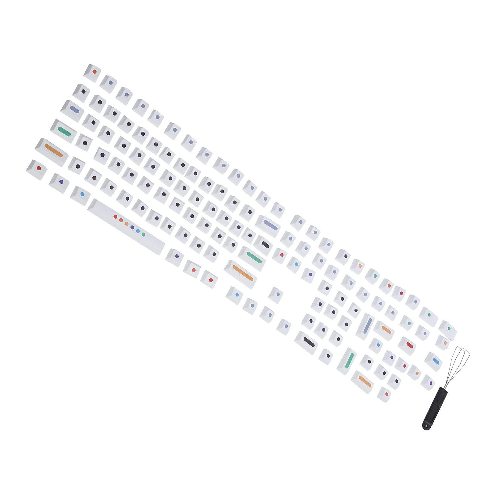 Dot Keycap Dye Sublimation PBT Mechanical Keyboard Keycap Set