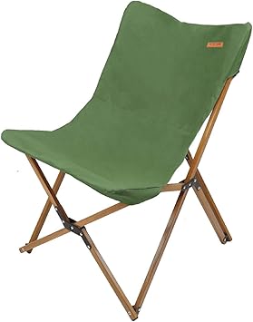 Amazon Hitorhike ハイバックチェア リラックスクッションチェア アウトドアチェア 折りたたみ椅子 防水 収納袋付き 耐荷重120 Kg グリーン Hitorhike チェア