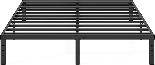 Miniatura 10 de Comasach - Base de cama Twin-XL de metal, no necesita sommier, plataforma de 12 pulgadas sin ruido en color negro, de fácil montaje, soporte de