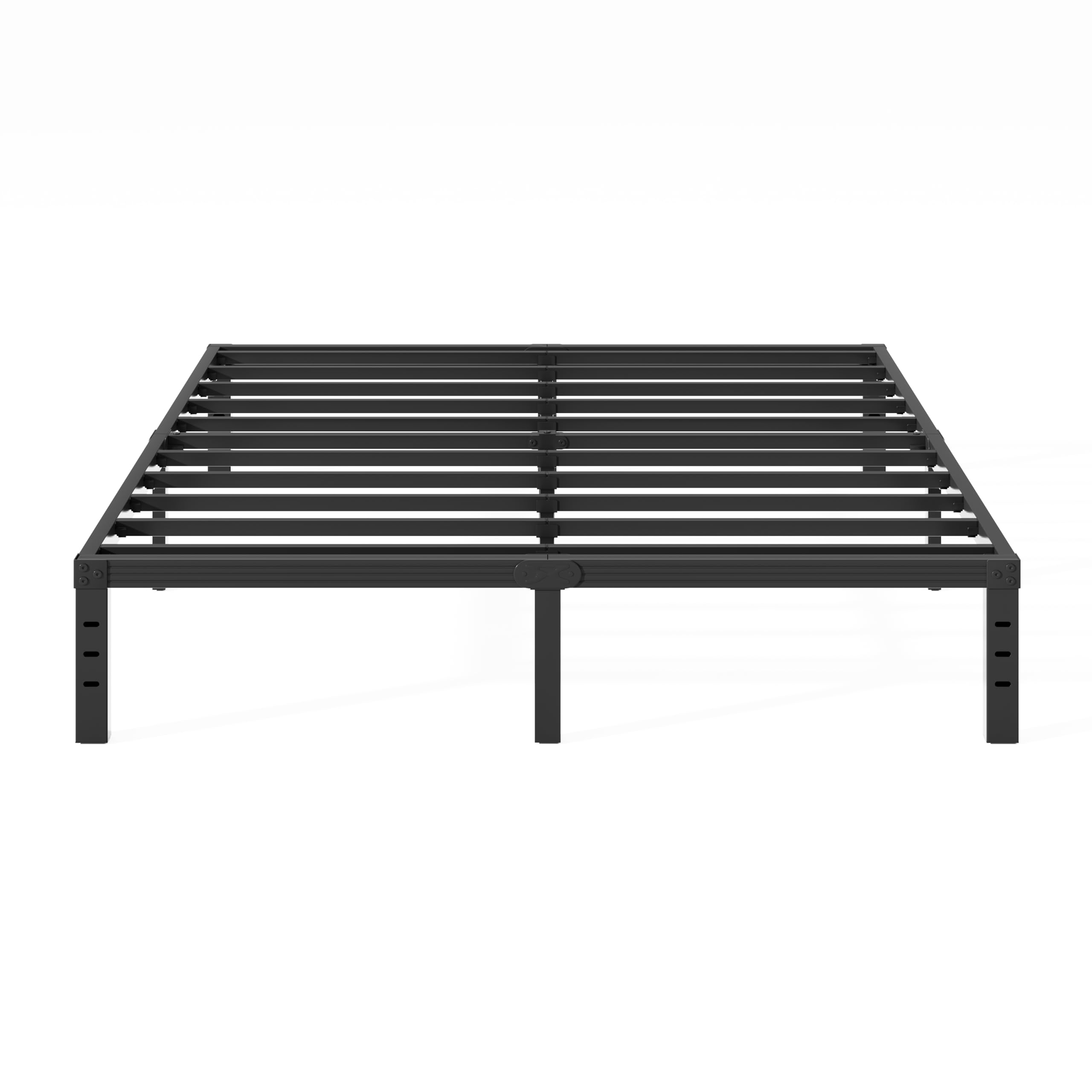 COMASACH 14 Inch King Size Bed Frame Supports up to 2000lbs, No Box Spring Needed, Platform with Heavy Sturdy Metal Steel, Easy Assembly, Under Bed