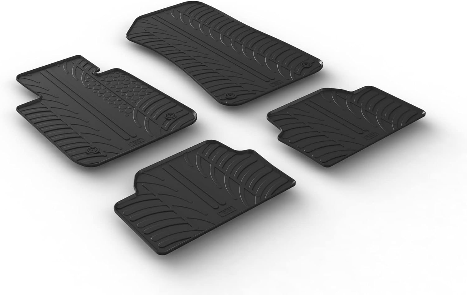 Gledring GL 0356 Rubber Car Mat Set Amazon.co.uk Automotive