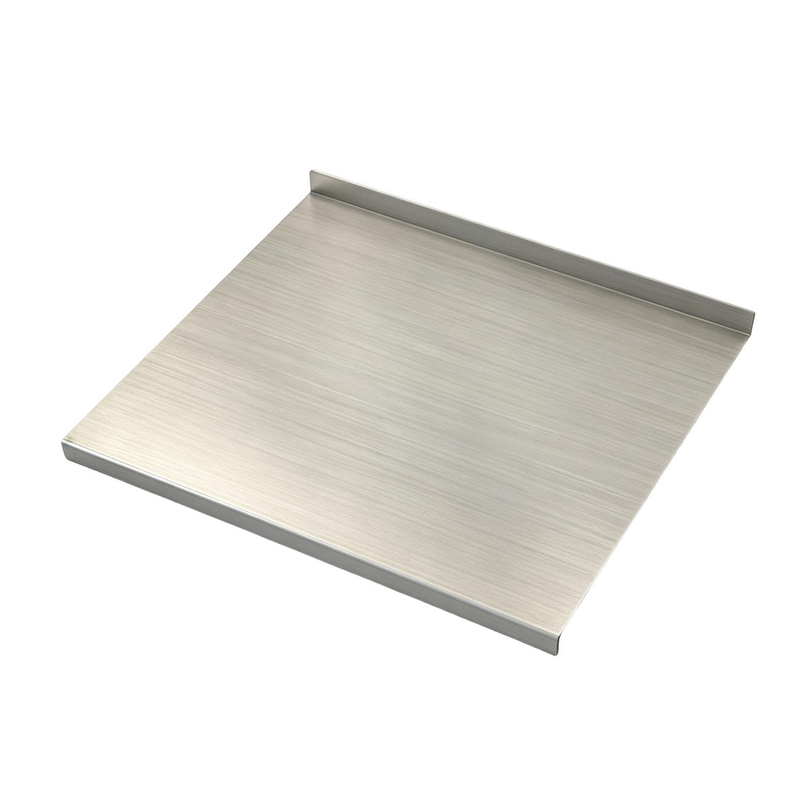 Tabla de cortar de acero inoxidable de doble cara, base de cocina antideslizante para verduras