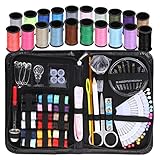 ★ KIT DE COSER PERFECTO - El kit tiene 107 accesorios de costura que contienen todas las herramientas de costura necesarias para realizar reparaciones básicas.
