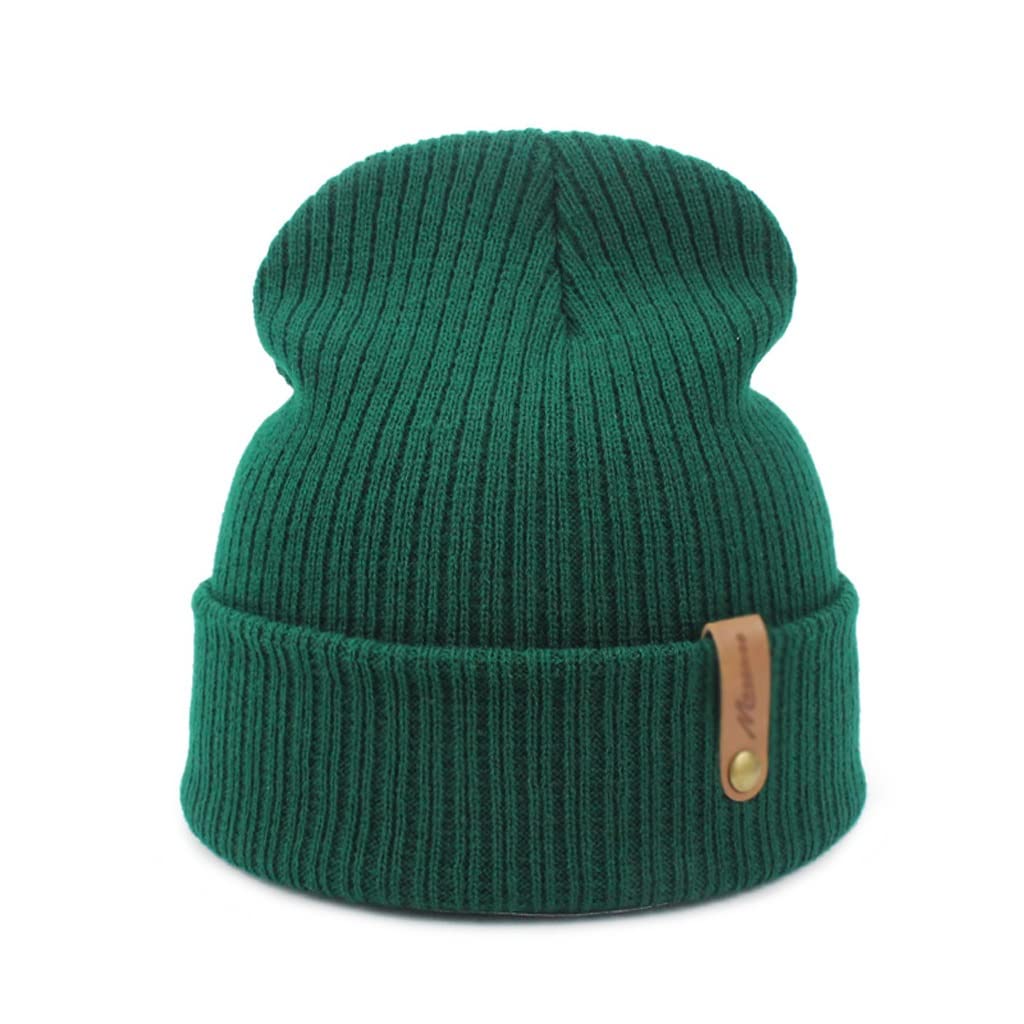 Heanie bonnet bonnet solid balaclava beanie chapeau en crochet automne