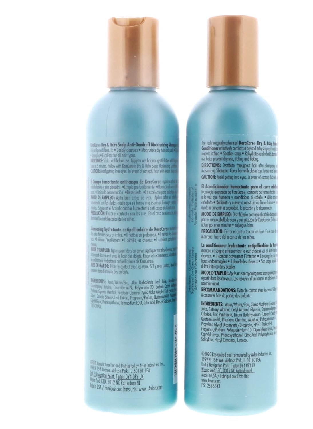 Avlon Keracare Dry And Itchy Scalp Shampoo And Conditioner
