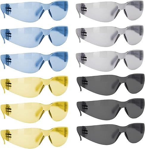 Miniatura 10 de BISON LIFE Safety Glasses - Scratch Resistant Eyewear Polycarbonate Impact Resistant Lens