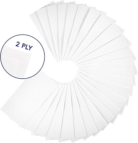 Miniatura 10 de JOLLY CHEF Paquete de 200 servilletas de papel desechables, servilletas de baño suaves para invitados, toallas de mano de papel blanco de 2 capas