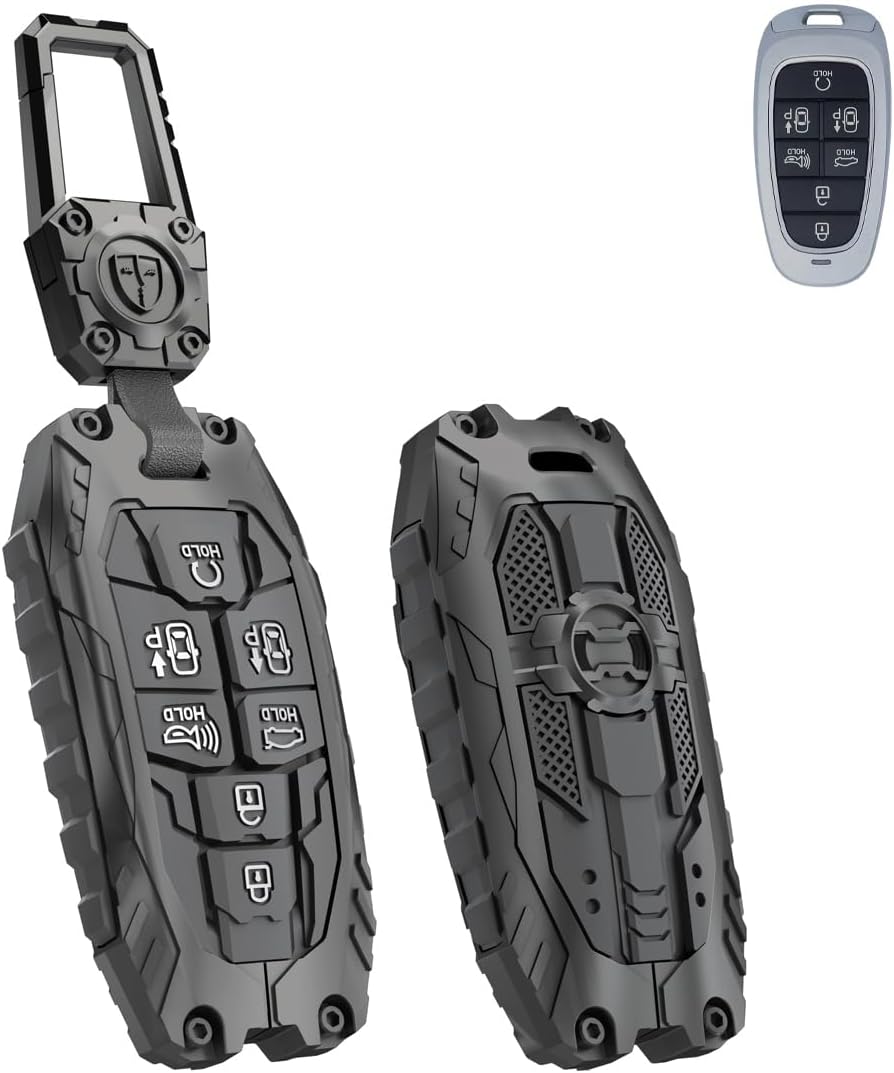Heavy Key Case Protection Compatible with 2024 2023 2022 Hyundai Sonata Tucson Santa Cruz