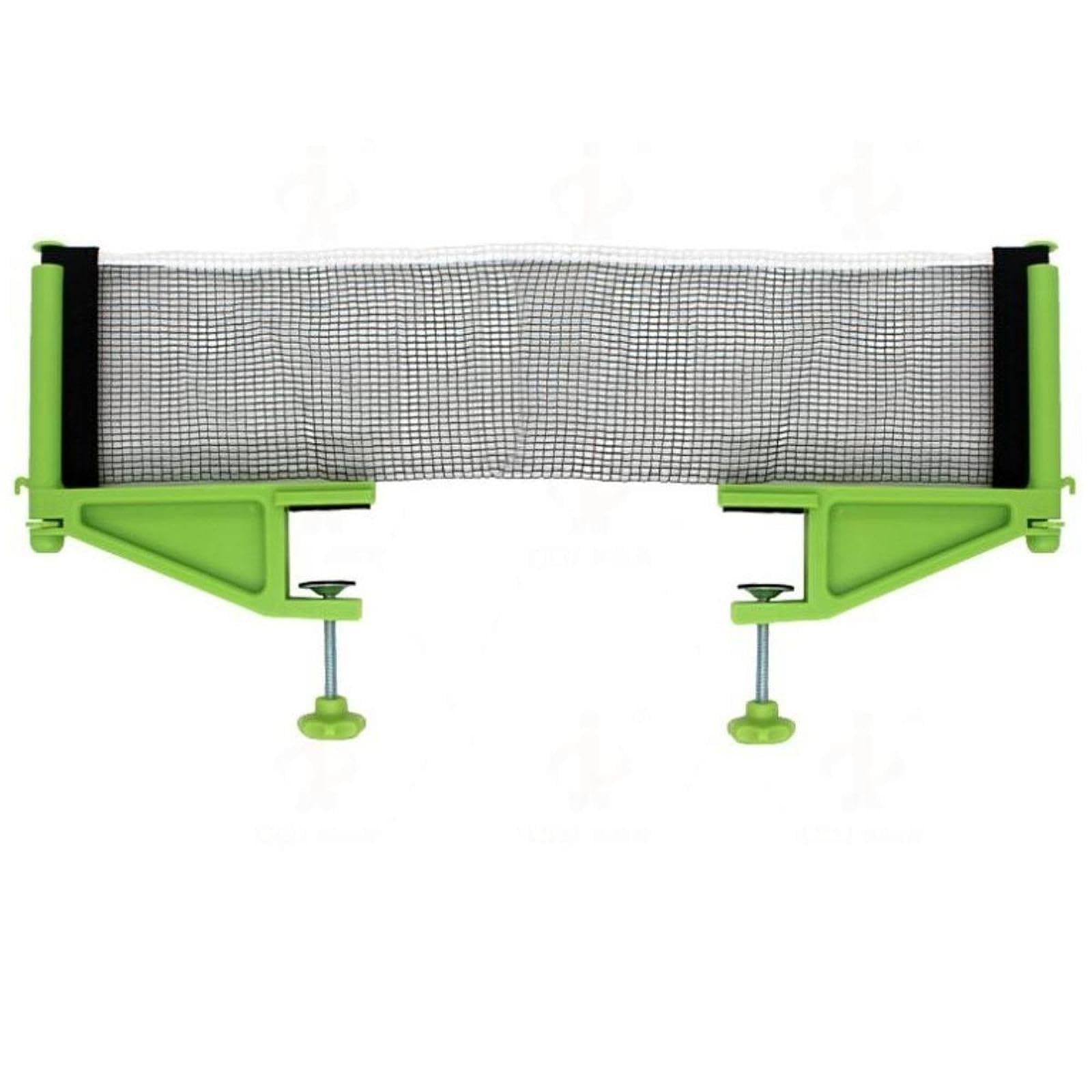 Menolana Table Tennis Net Post Set Practice Quick Setup Adults Ping Pong Screw Clamp Net Ping Pong Mesh Rack for Sports Home Gathering, Green