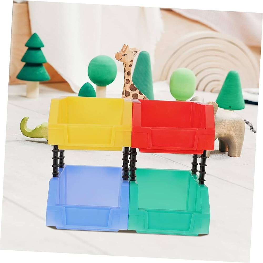 二個セット【LYON AURORA社】鉄の錆び錆びメタルスタッキングストッカー Amazon｜2 セット 斜め 収納 ボックス スタッキング 棚