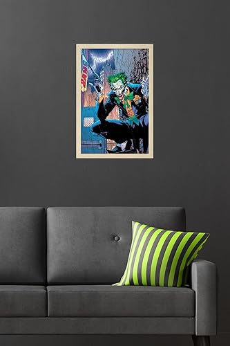 Miniatura 83 de Trends International DC Comics - Póster de pared de The Joker - Bang, 22.375 x 34 pulgadas, versión enmarcada en negro Versión enmarcada Barnwood