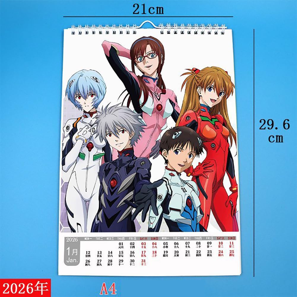 Amazon | 新世紀エヴァンゲリオン 壁掛けカレンダー 2026年