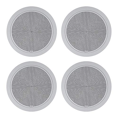 Altoparlante Da Soffitto RCF 6W 100V Doppio Cono – Pack Da 4, Bianco, Per Impianti Audio Professionali