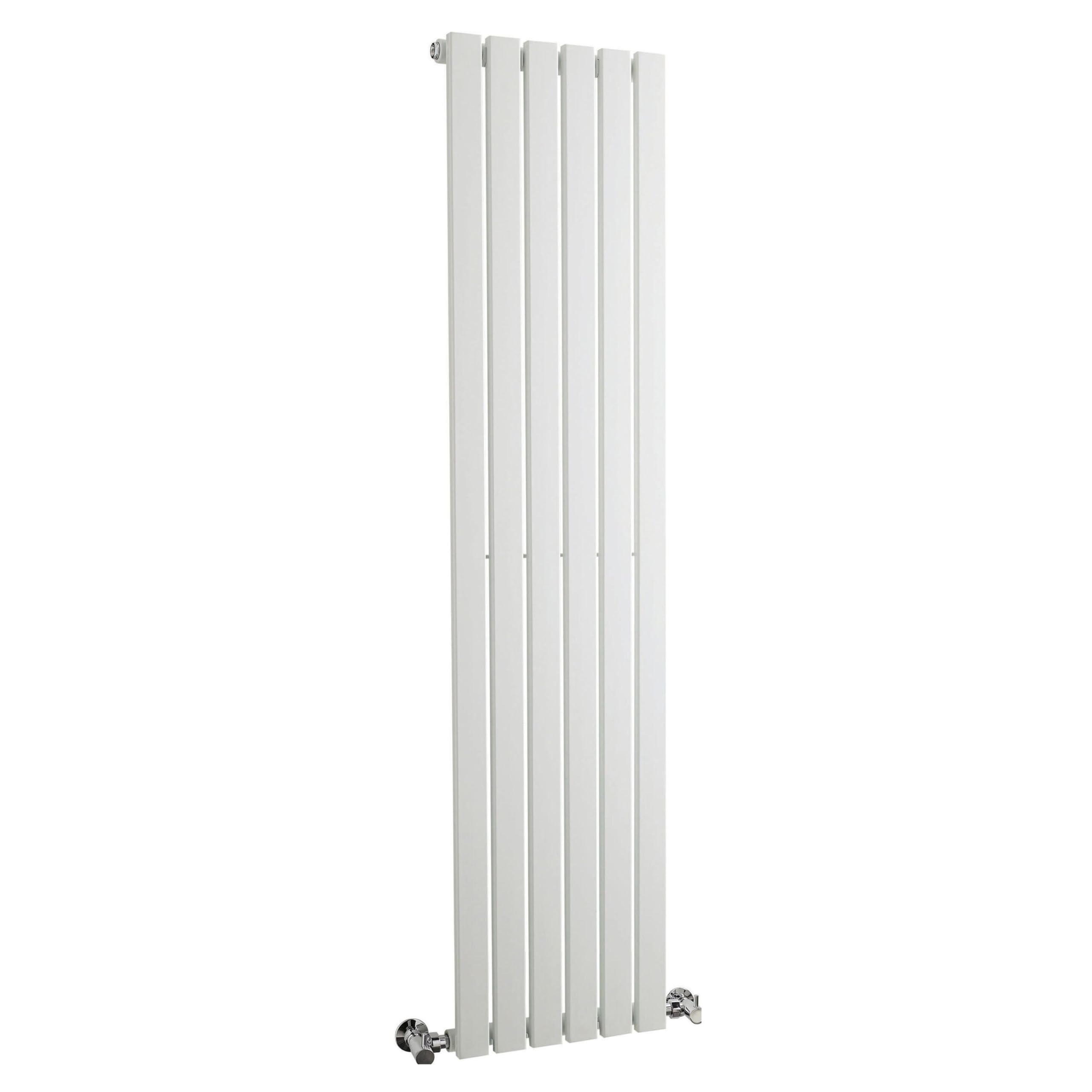 Balterley White Single Panel Vertical Radiator, Radiator, Vertical Flat Panel Radiators, Central Heating Radiators For Bathroom, Kitchen, Living Room - 354Mm X 1500Mm, 2041 Btu (Satin )