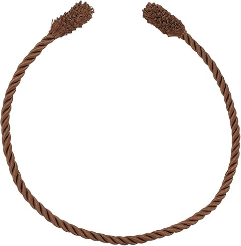 Decorative Twist Ties 6unidades 16pulgadas, Satin, Marrón, 20 pulgadas