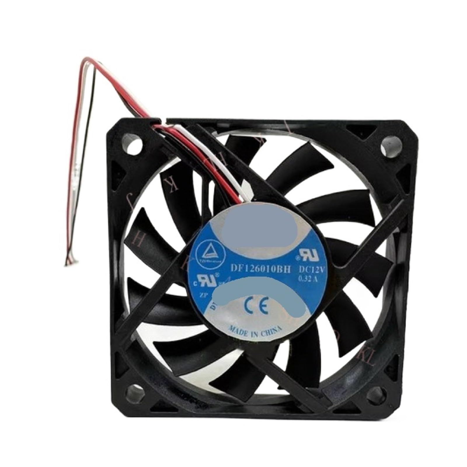 LWJYIPETZQ DF126010BH 6010 DC 12V 0.32A 6CM Cooling Fan
