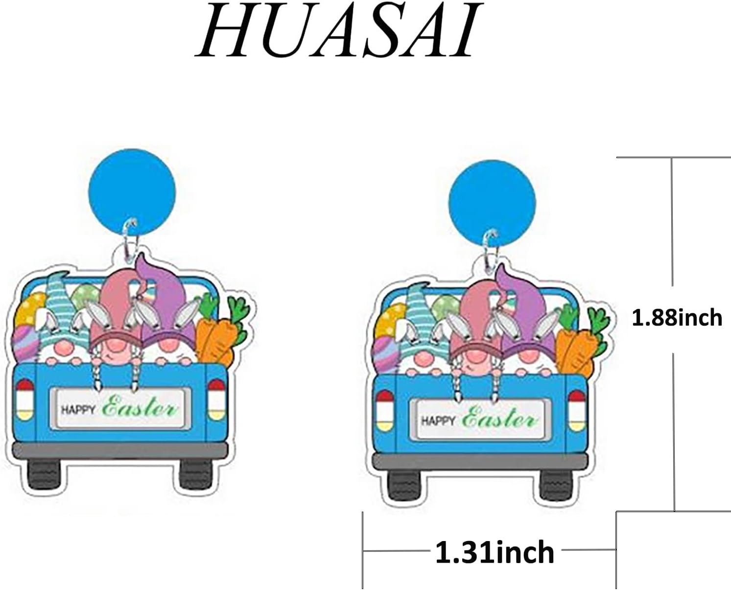 Easter Gifts for Women Easter Earrings for Women Cute Rhinestone Bunny Earrings Pearl Peep Rabbit Egg Earring Basket Stuffers - Image 2