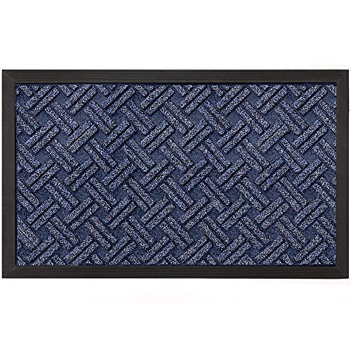GRIP MASTER Durable Rubber Door Mat, Waterproof, and Entry, Heavy