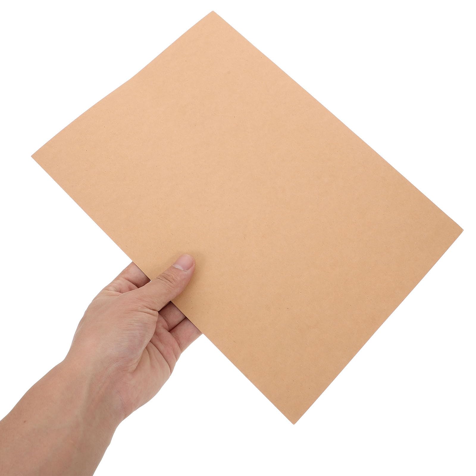 Braunes Kraftpapier Karton 100 Blatt 180g/m² für Bastelprojekte