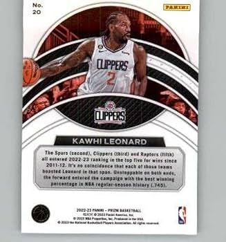 Amazon.com: 2022-23 Panini Prizm Dominance #20 Kawhi Leonard