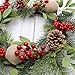 Tiny Land 18 Inch Christmas Wreath for Window & Advent- Handcraft Boxwood...