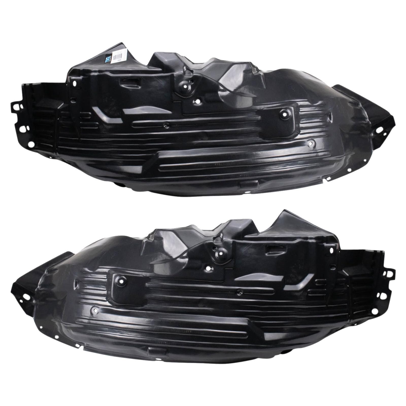 TRQ Front Inner Fender Liner Set | For 2005-2019 Nissan Frontier NI1250128 NI1251128