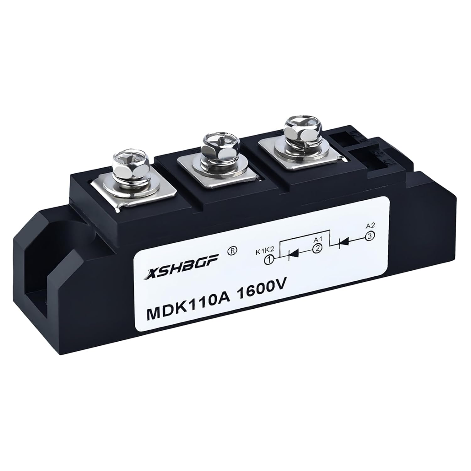 MD55A1600V Anti-Reverse Diode Module for Solar Power Systems 1600V Peak Voltage 50Amp Load Capacity (MDK110-16)