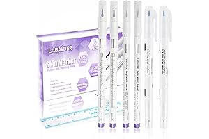 LabAider Sterile White Surgical Tip Skin Marker Pens for Precise Markings