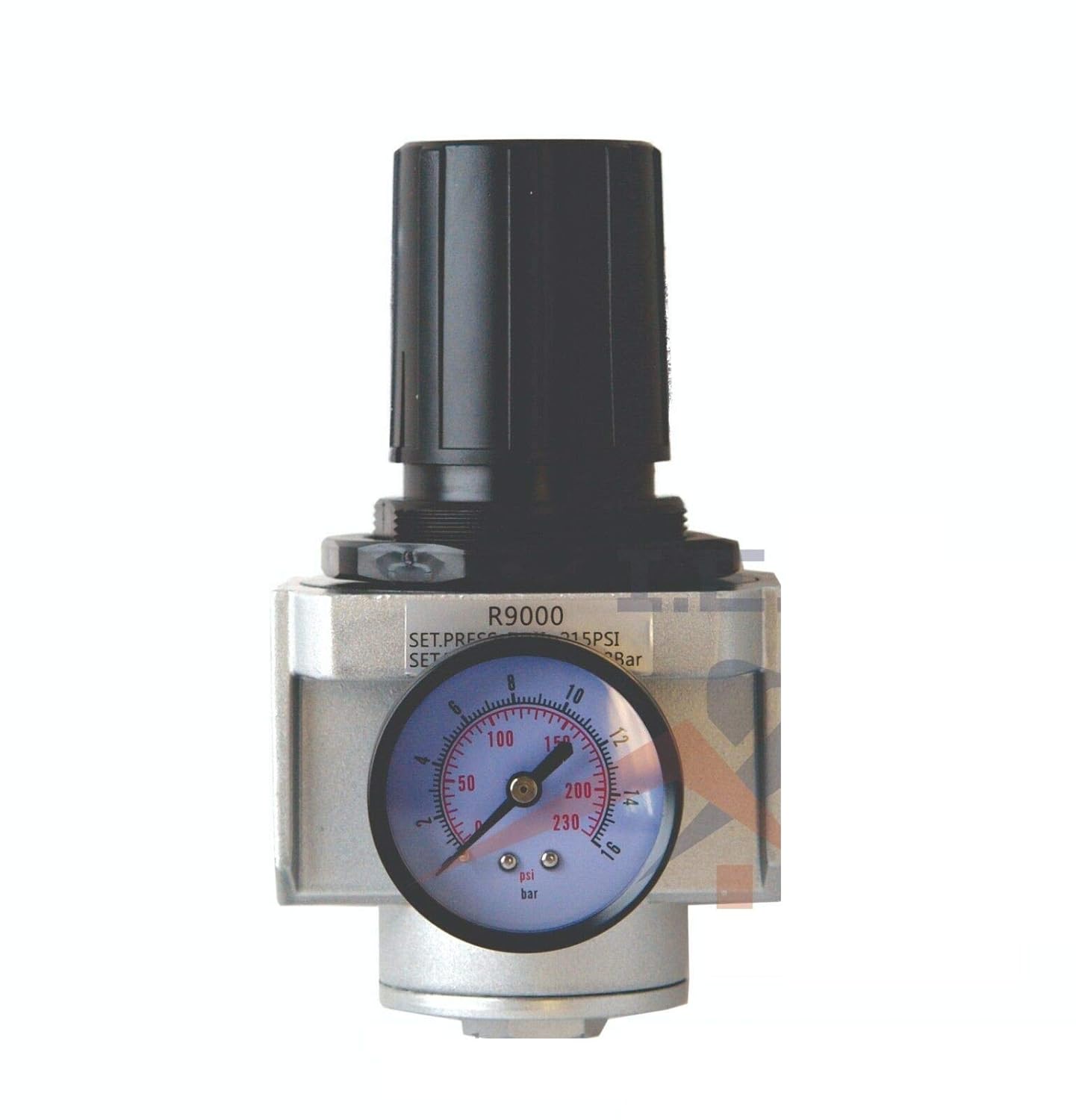 1" HEAVY DUTY HIGH FLOW INLINE COMPRESSED AIR PRESSURE REGULATOR 180