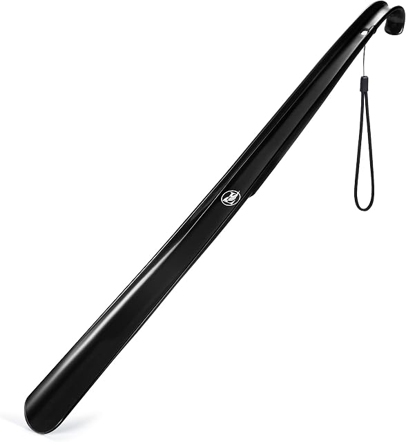 Lakeston Extra Long Handled Shoe Horn - Straight & Sturdy Long Shoe Horn for Elderly & Anyone With Mobility Issues