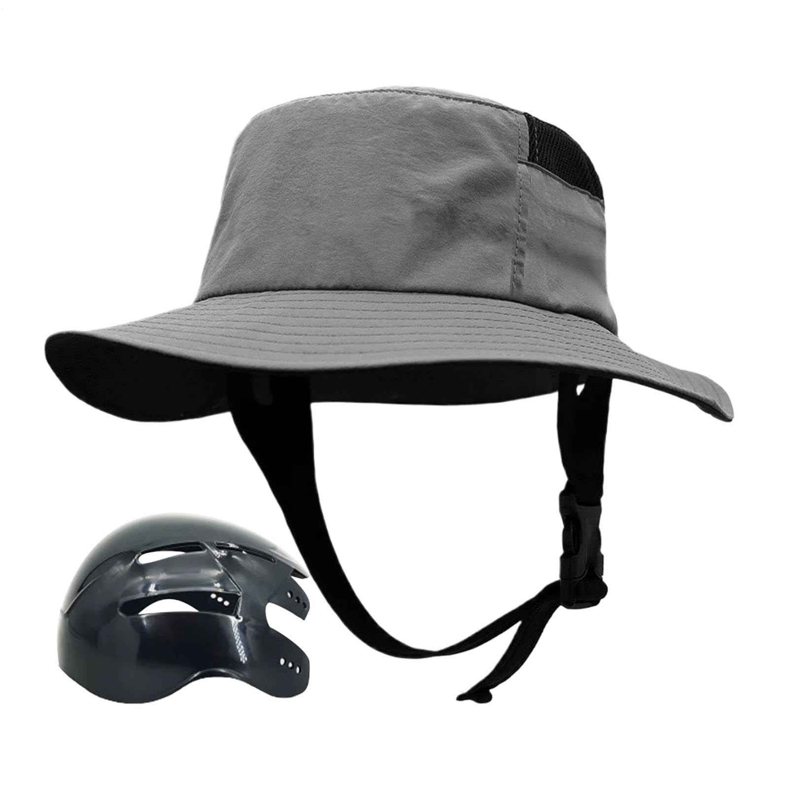 Sombrero solar con forma de casco y ala ancha para evitar rayos UV en senderismo 8